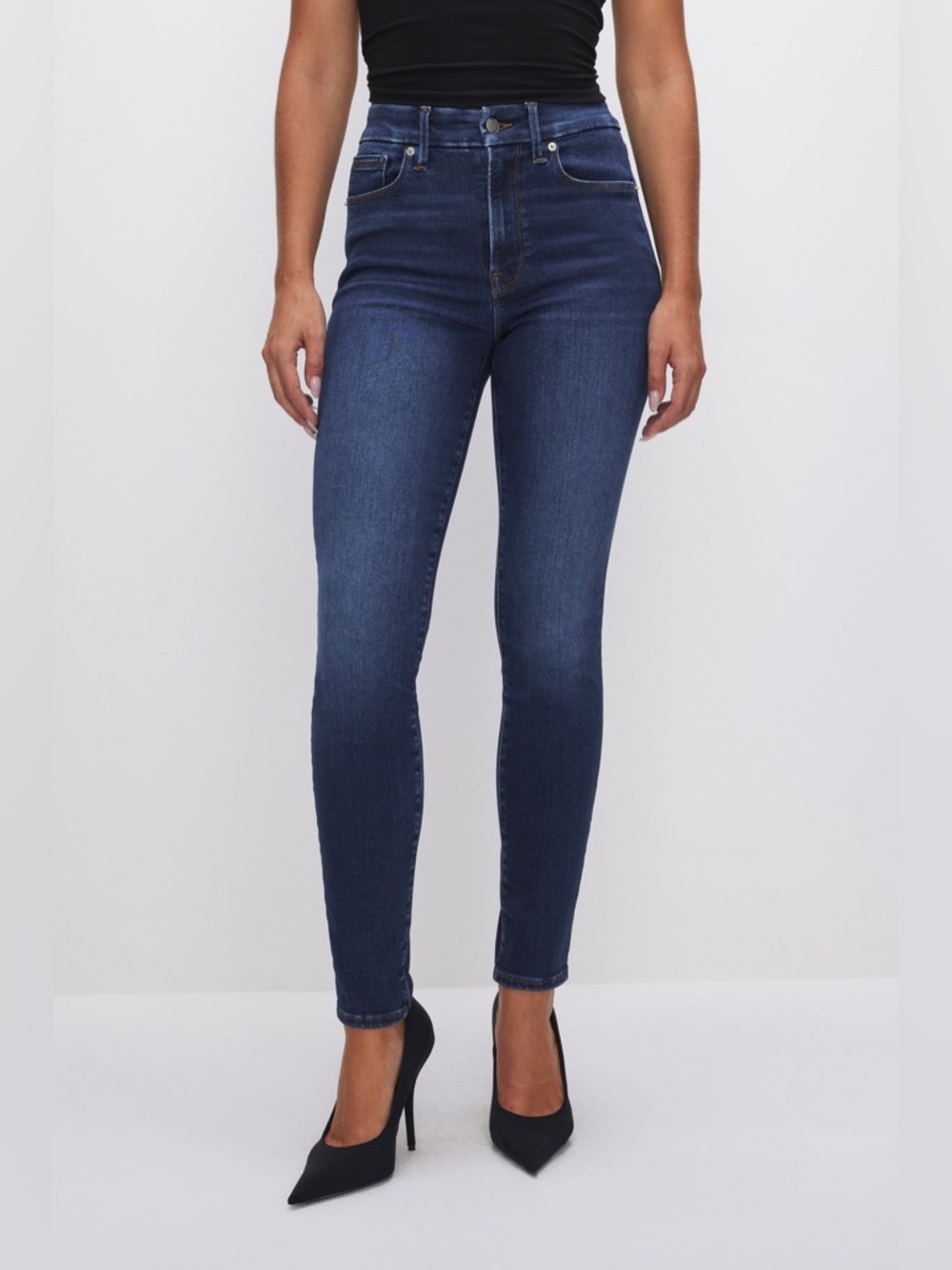 Good American High-Rise Good Legs Denim Skinny Jeans size 26/2